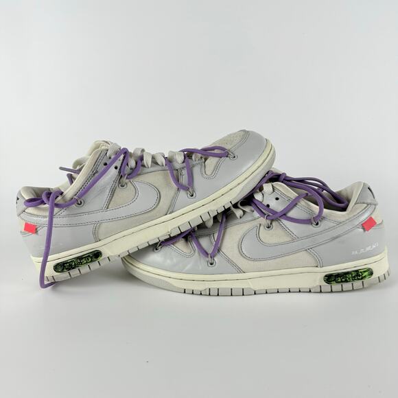 Nike Dunk x Off-White Low Sneakers Men's 9.5 'Lot 47 of 50' DM1602-125 - Picture 6 of 12